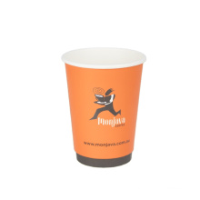 High quality disposable take away coffee tea printed paper cup 8oz